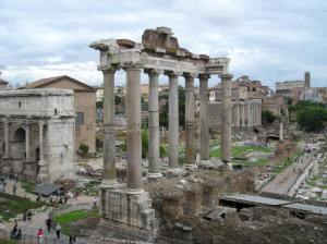 Saturn temple site in Rome, Italy, eventually lost its visitors, abandoned by people, and became historic ruins when people chose to follow Jesus Christ. Saturn religion still existed in 5<sup>th</sup> century AD.